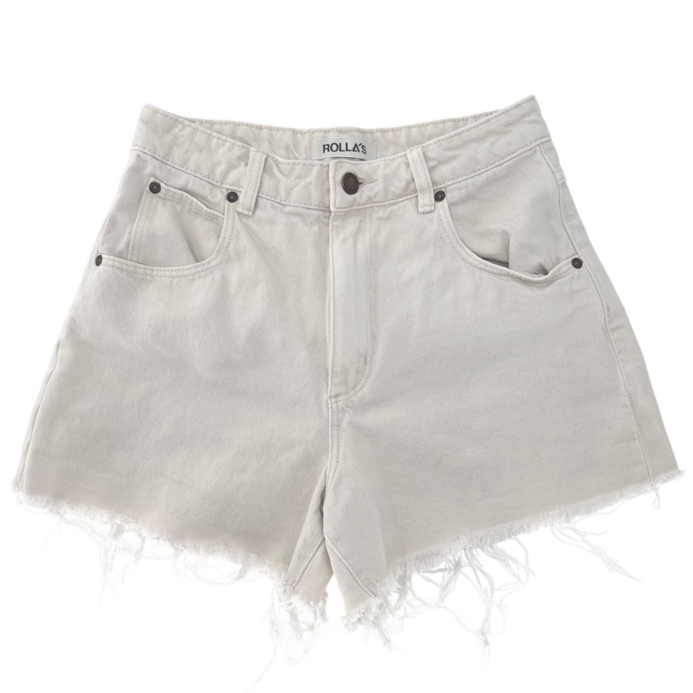 Rolla's (Sand) Mirage High Rise Denim‎ Shorts Womens 25
